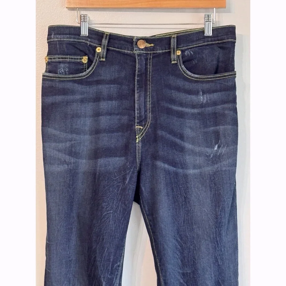 True Religion World Tour Men’s Jack Super Skinny Jean Sz 33x32 Distressed